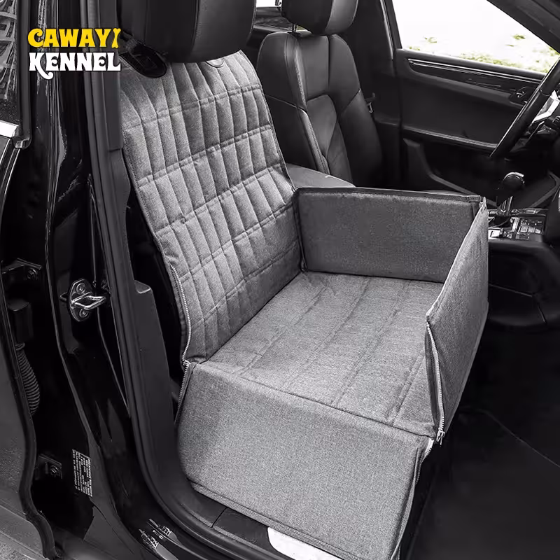 Funda para asiento de coche portátil CAYAYI para perros, gatos y cachorros