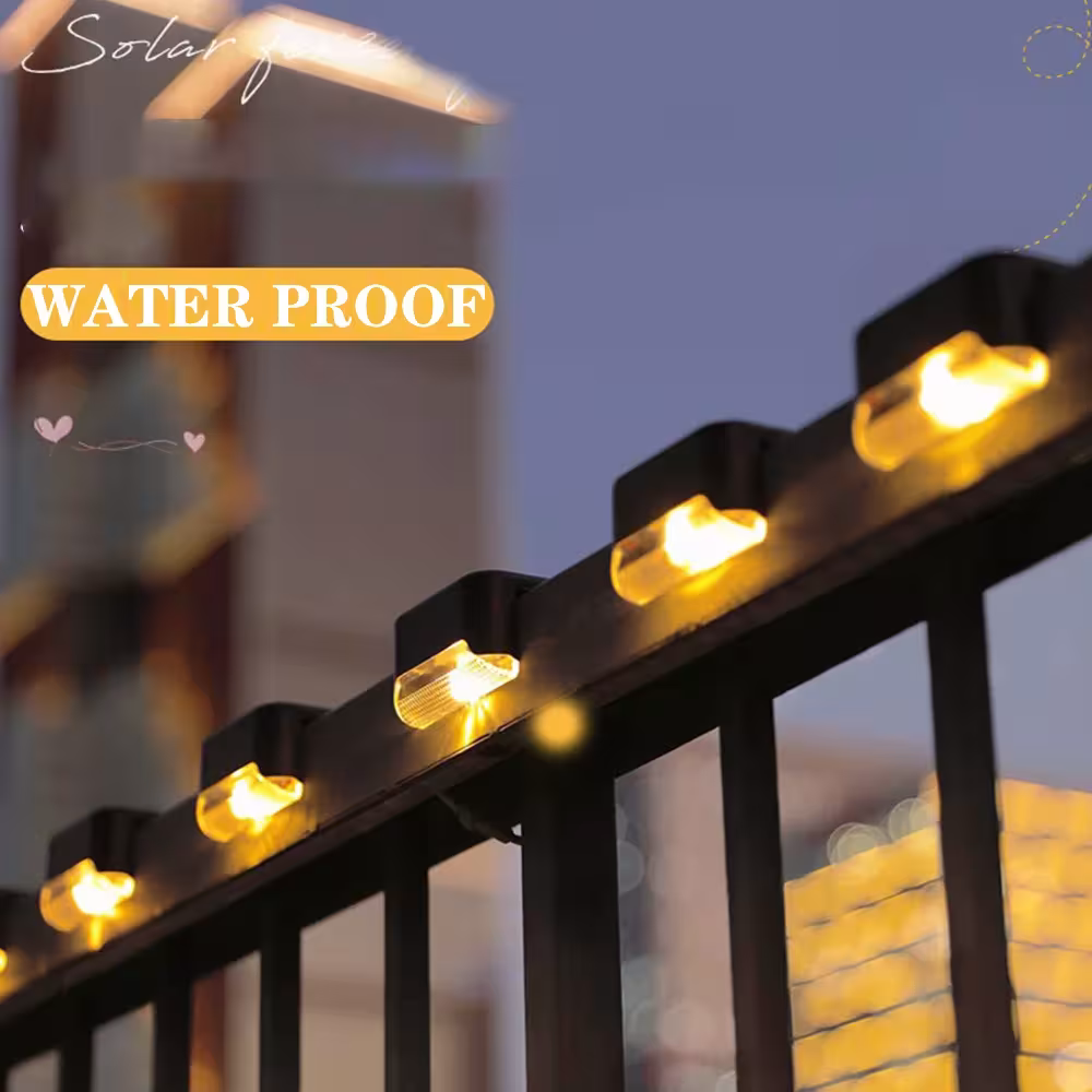 luminaire LED solaire pour escaliers