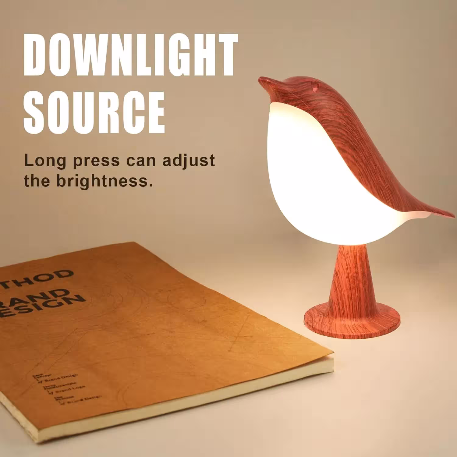 Lampe LED en forme d'oiseau