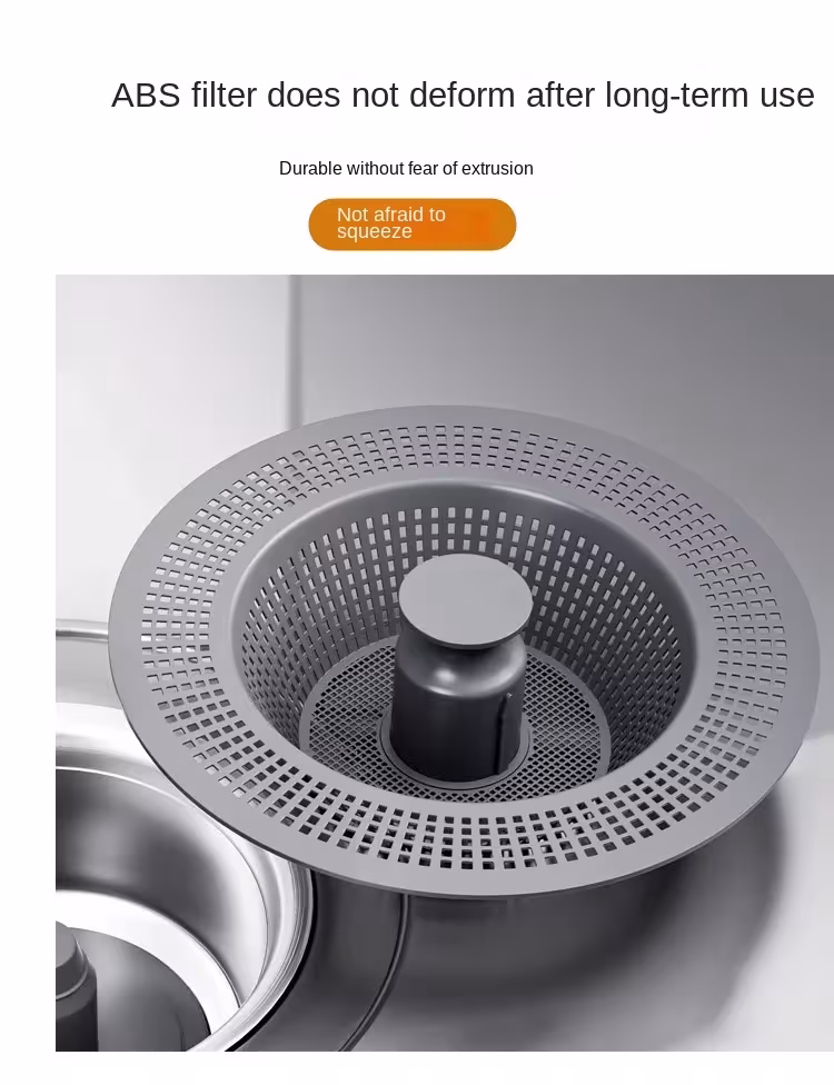 filtre pour lavabo avec bouchon