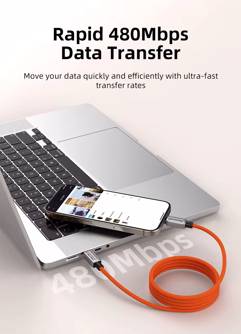 câble USB C magnétique
