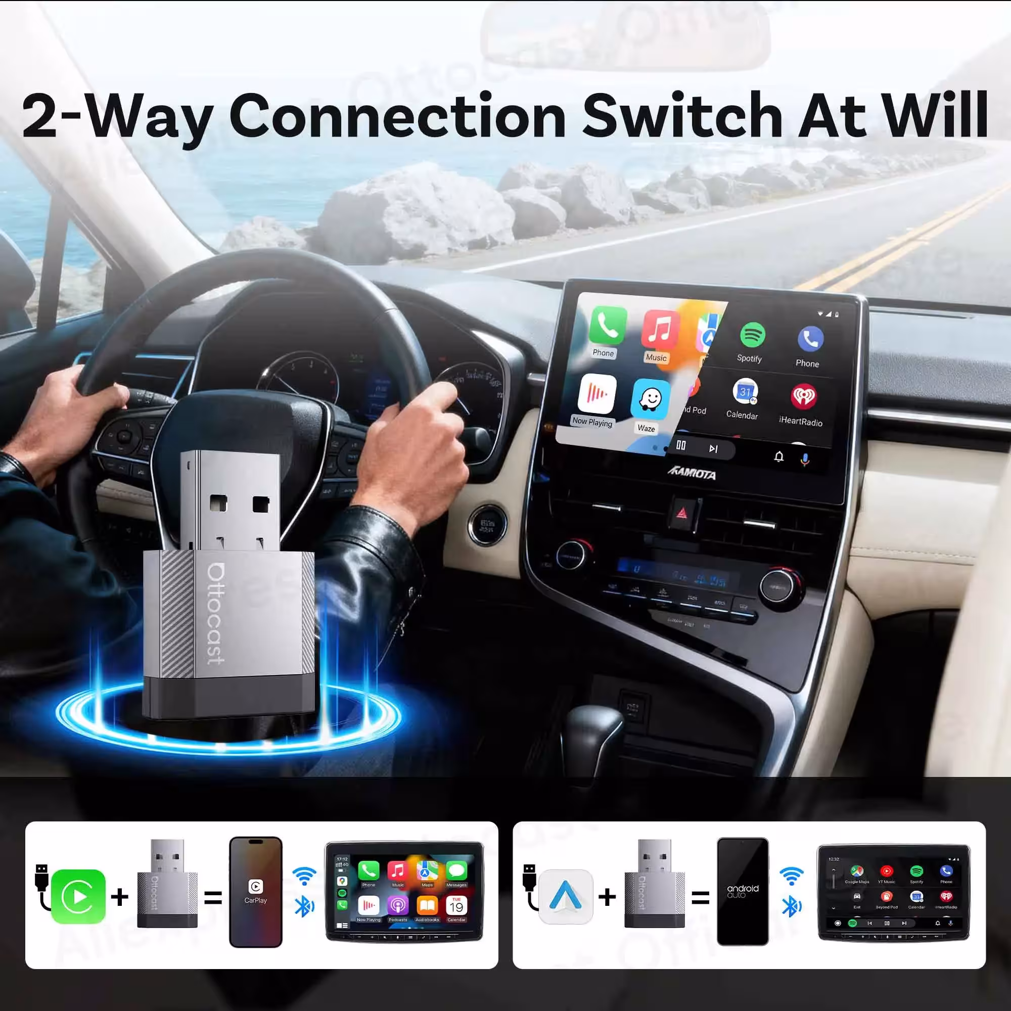 adaptateur CarPlay sans fil
