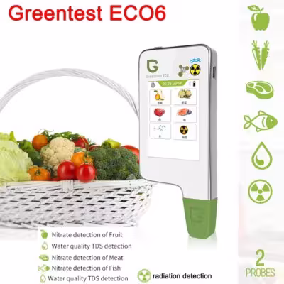 Greentest 1-6 food safety detector nitrate test fruits vegetables meat