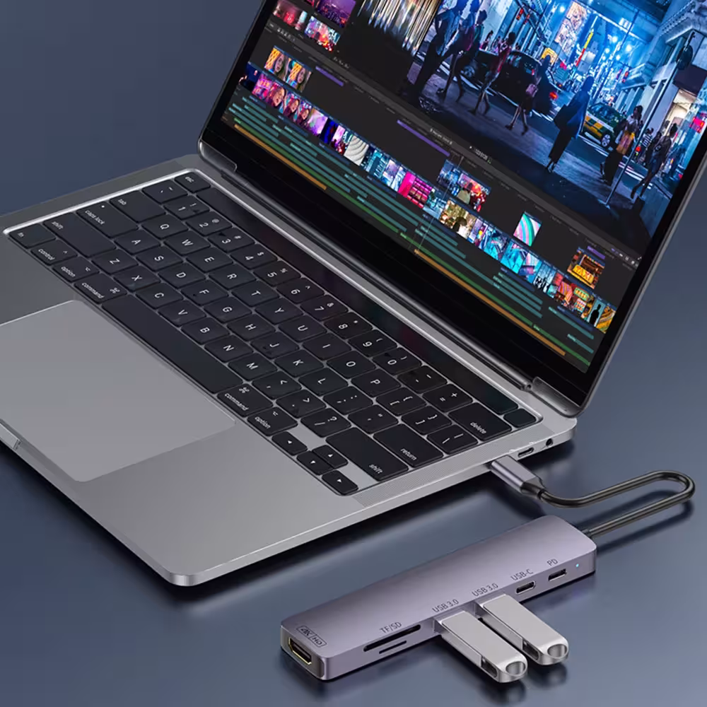 USB C šakotuvas 10Gbps