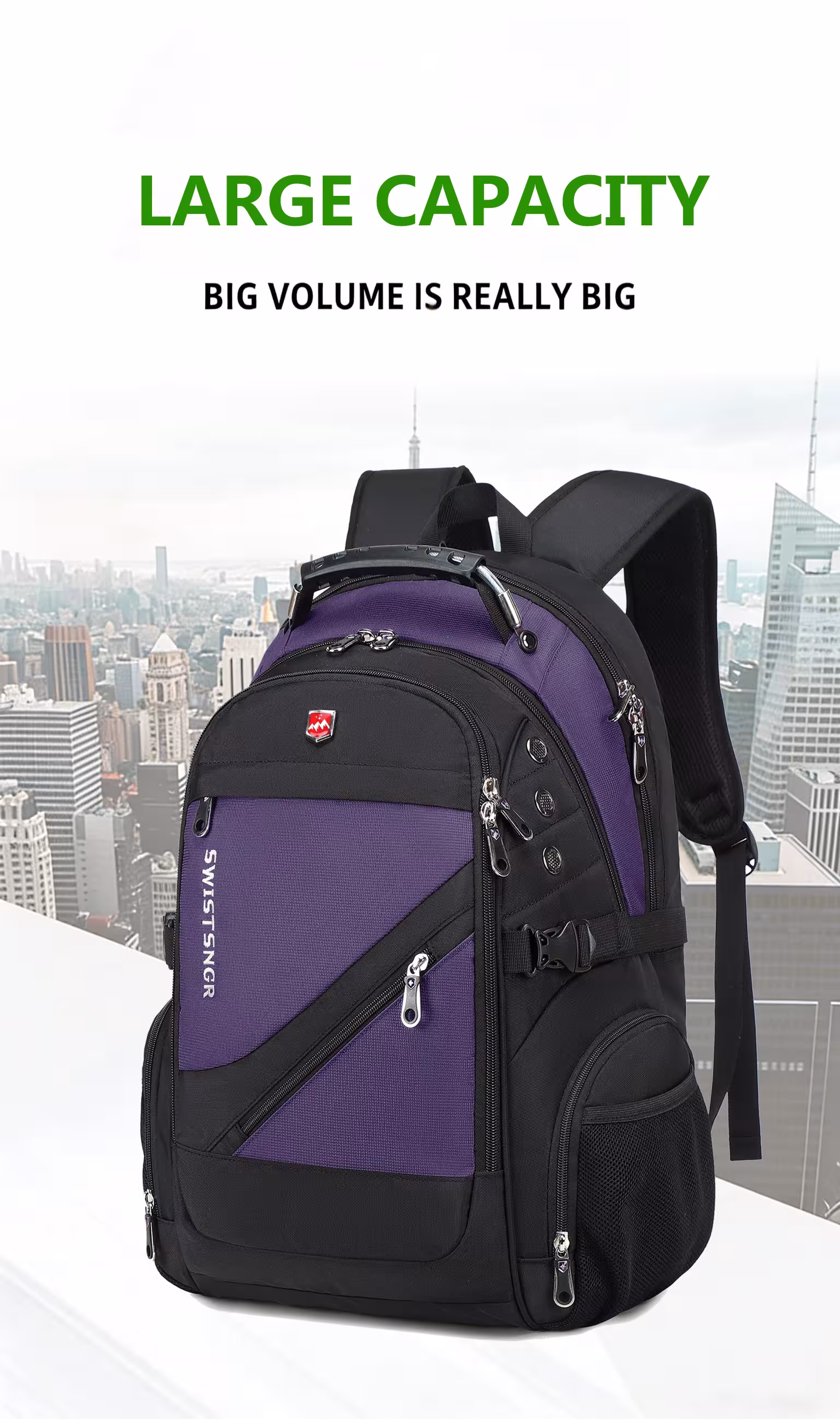 Wasserdichter Rucksack für Laptops