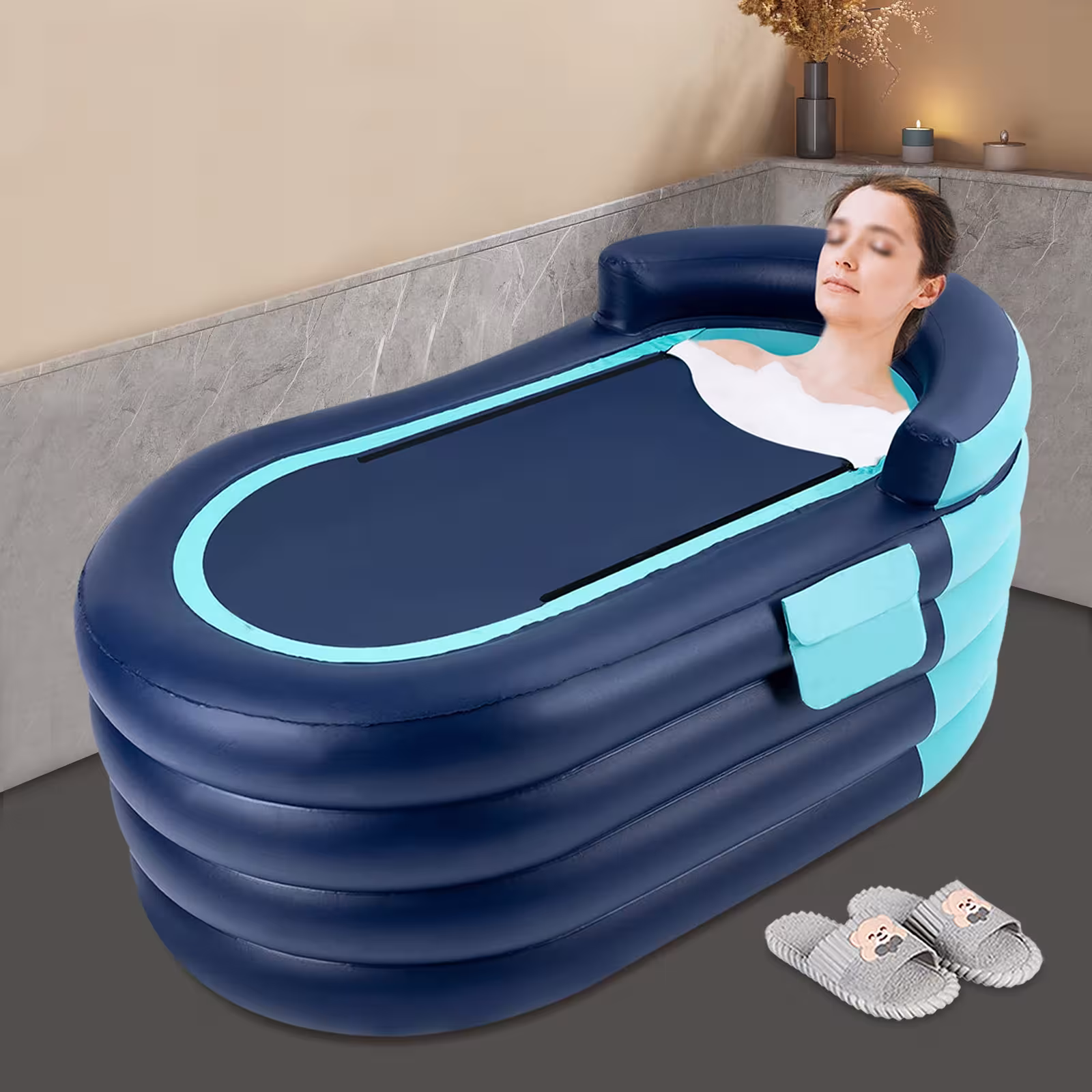 bain gonflable pour adultes