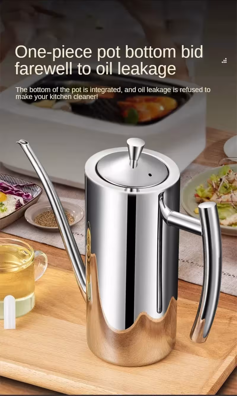 cooking oil container for the kitchen