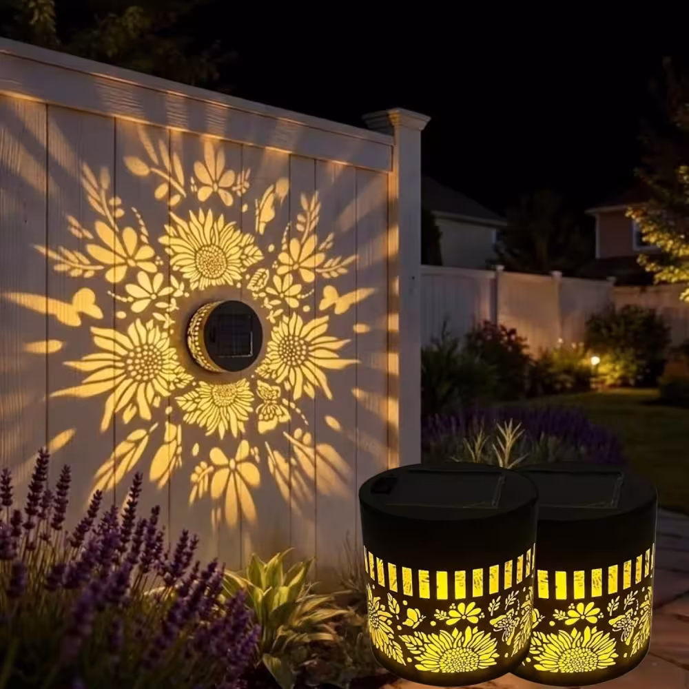 luces solares para vallas