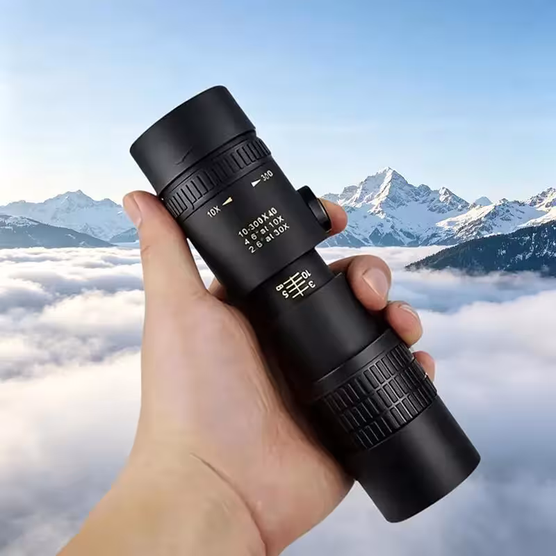 10-300×40 profesionalus žiūronas monokuliaras su HD zoom medžioklei ir turizmui