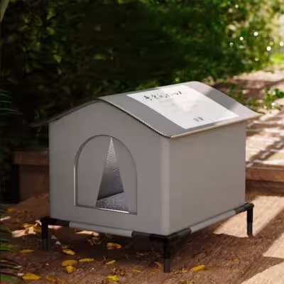 Maison de chien portable pour serre extérieure sans hiver pour petits chiens