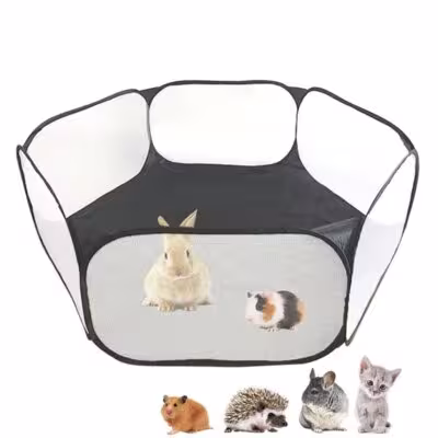 Portatile animale domestico ponteggio barriera 120x38cm per piccoli animali