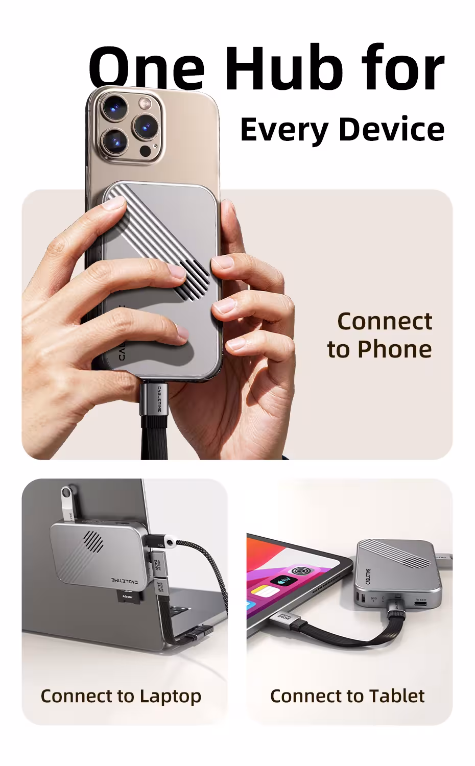 adattatore magnetico USB-C