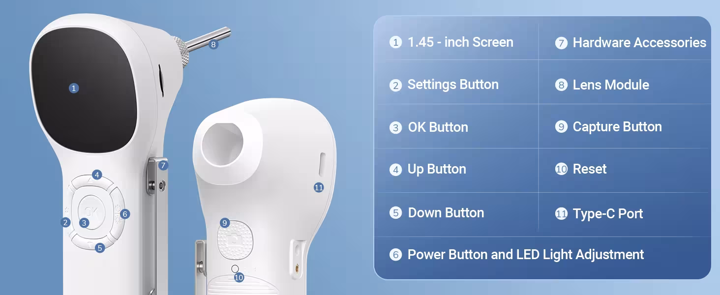 otoscopio digital para oídos