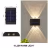 4 LED, luce calda