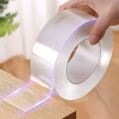 Cinta adhesiva de doble cara ultra resistente para paredes y electrodomésticos, resistente al agua, ideal para reformas y decoración del hogar.