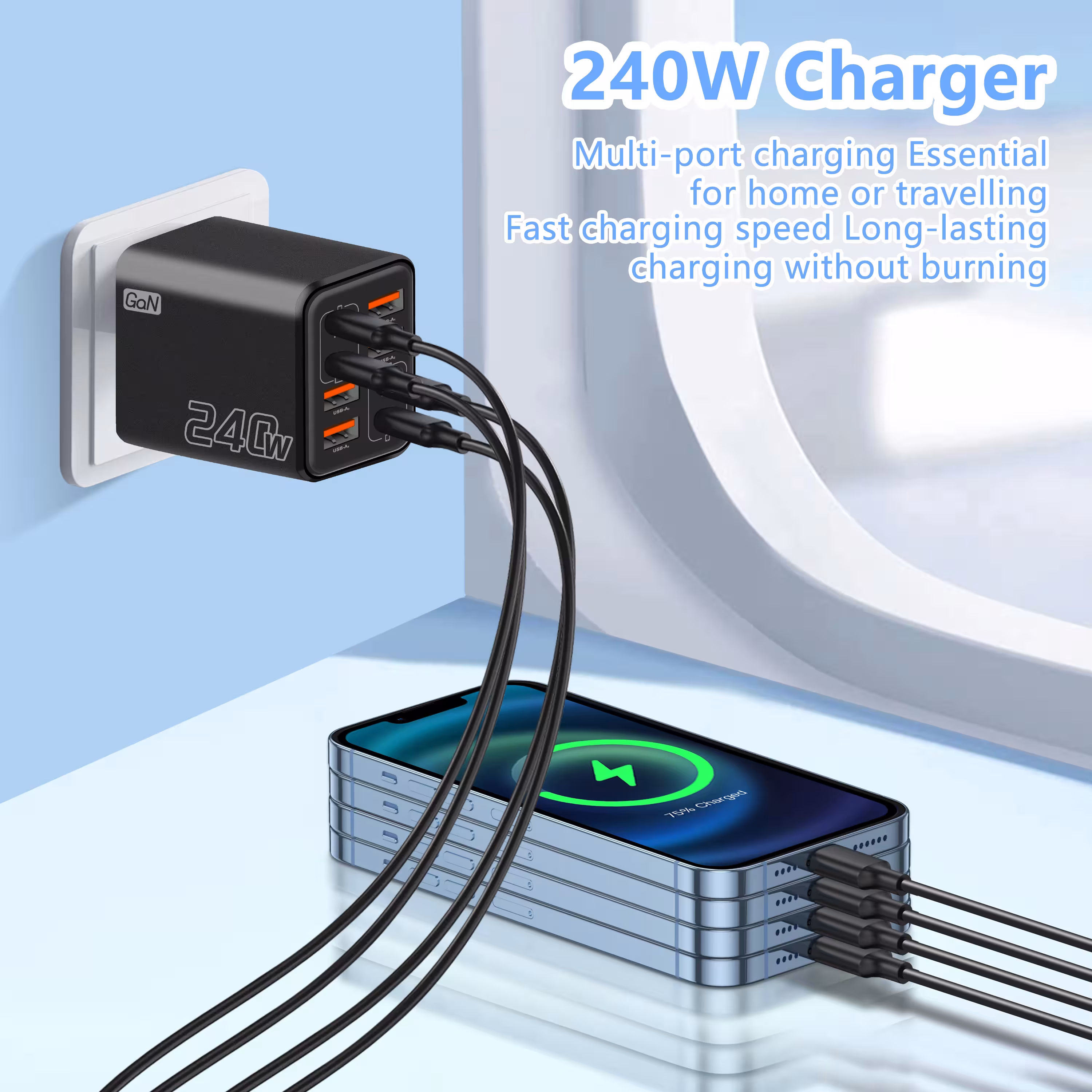 Chargeur GaN 240W