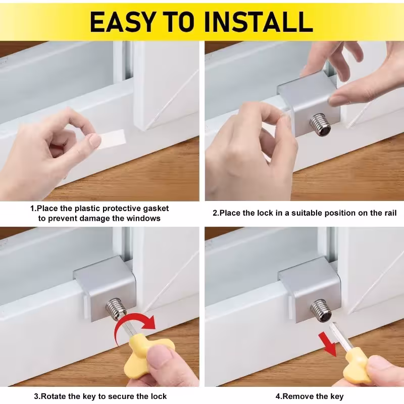 window lock with key
