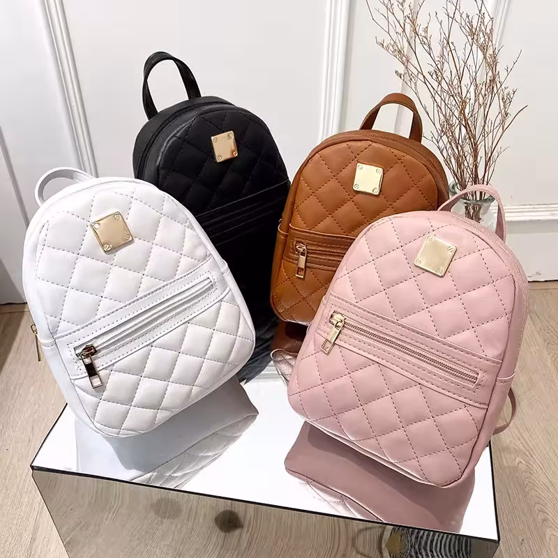 women's stitched backpack