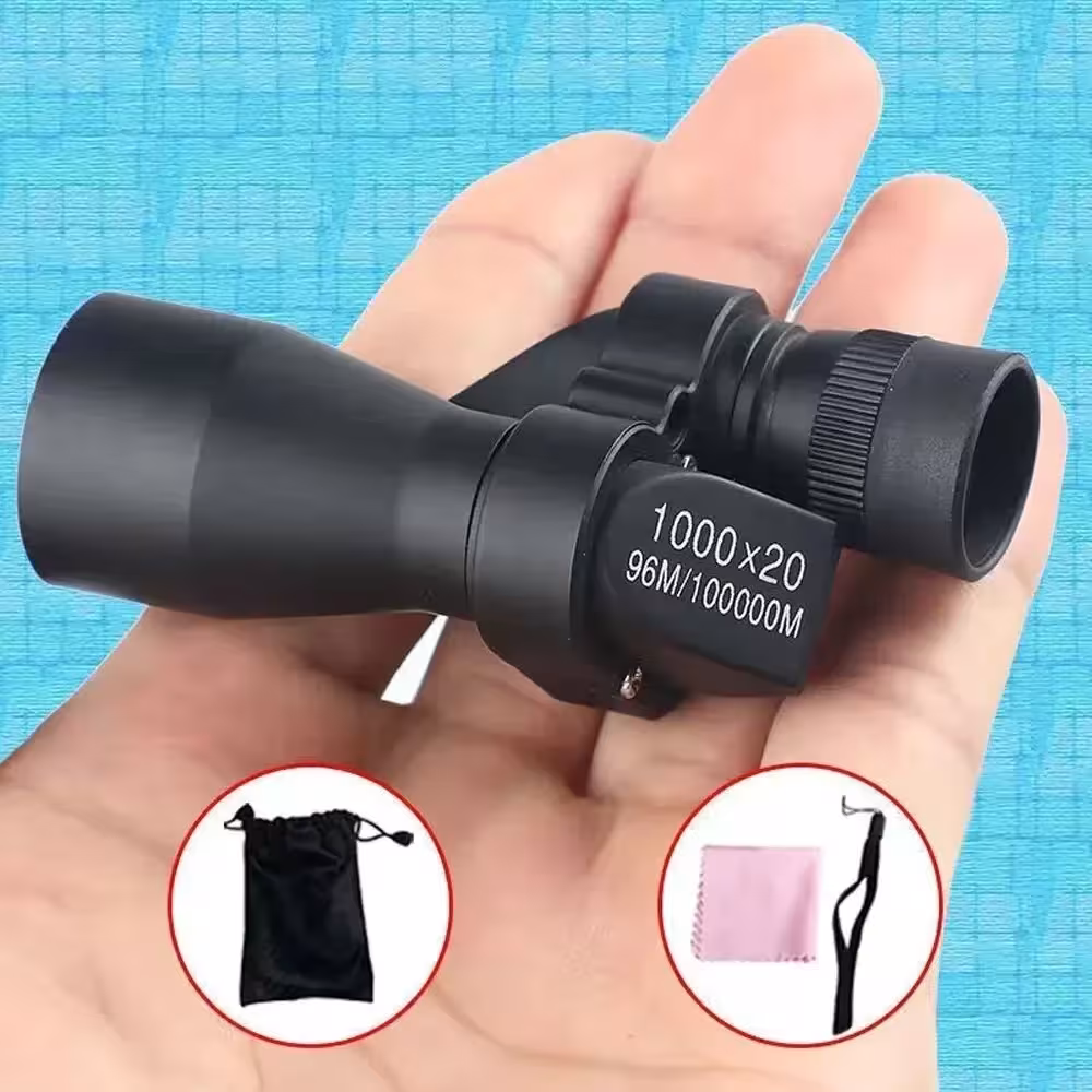 jumelles compactes et portables en métal