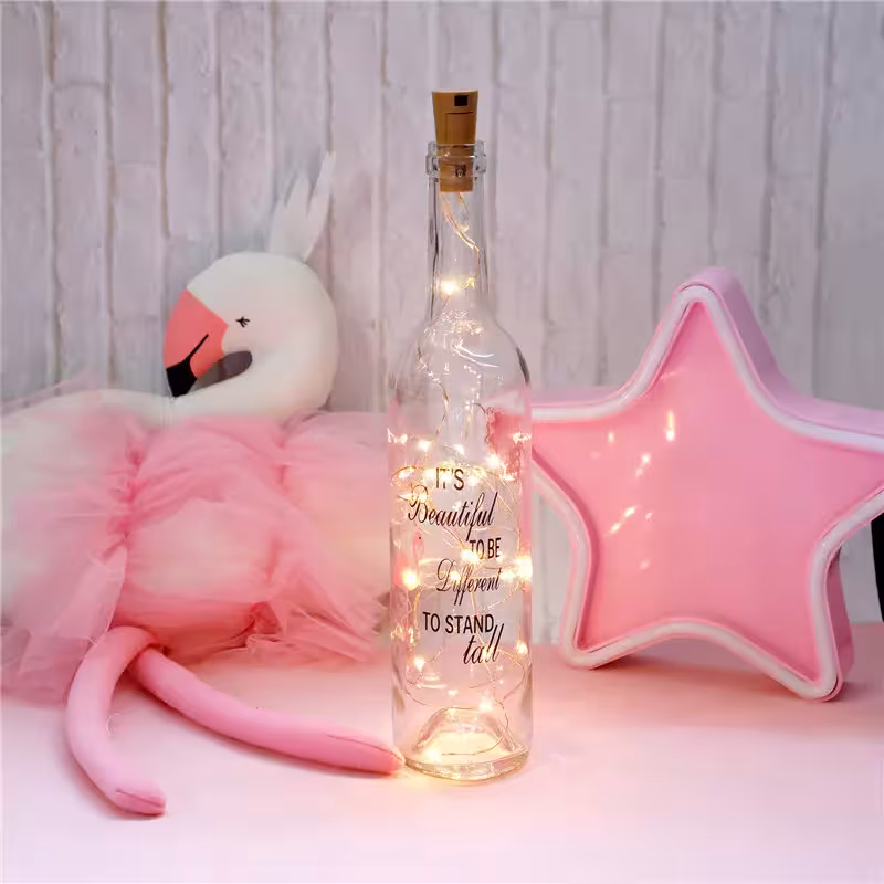 Guirlande LED pour bouteille de vin