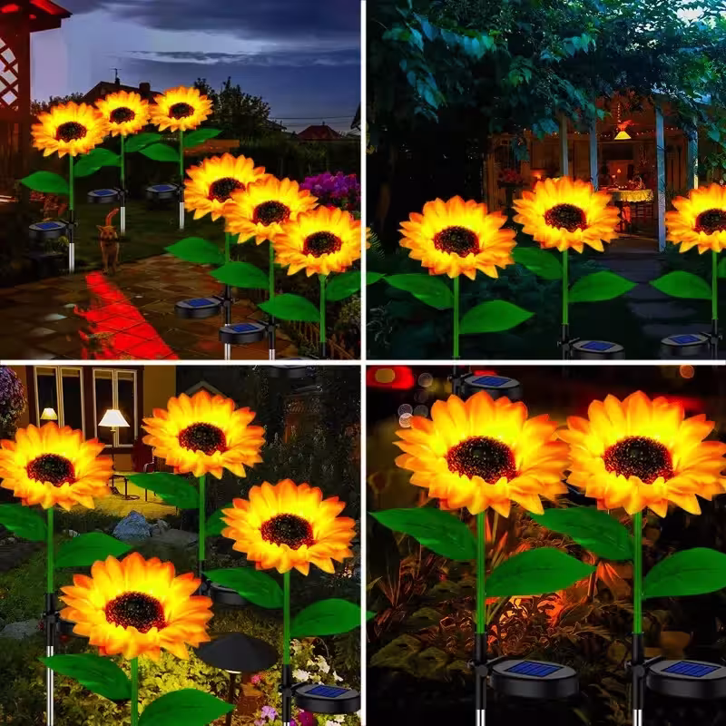 solar sunflower lamp