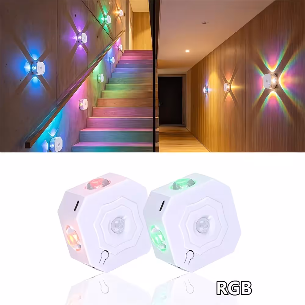 judesio jutiklio LED lempa