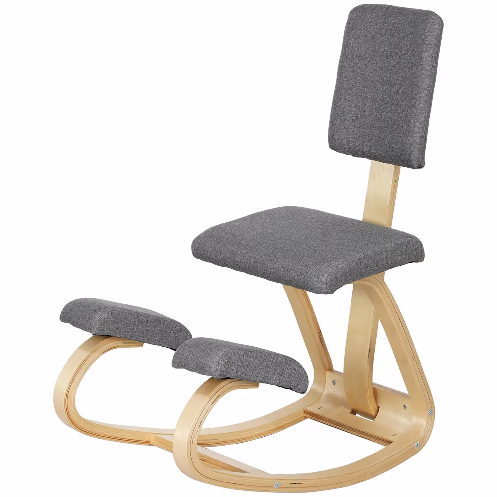 Chaise ergonomique pour les genoux.
