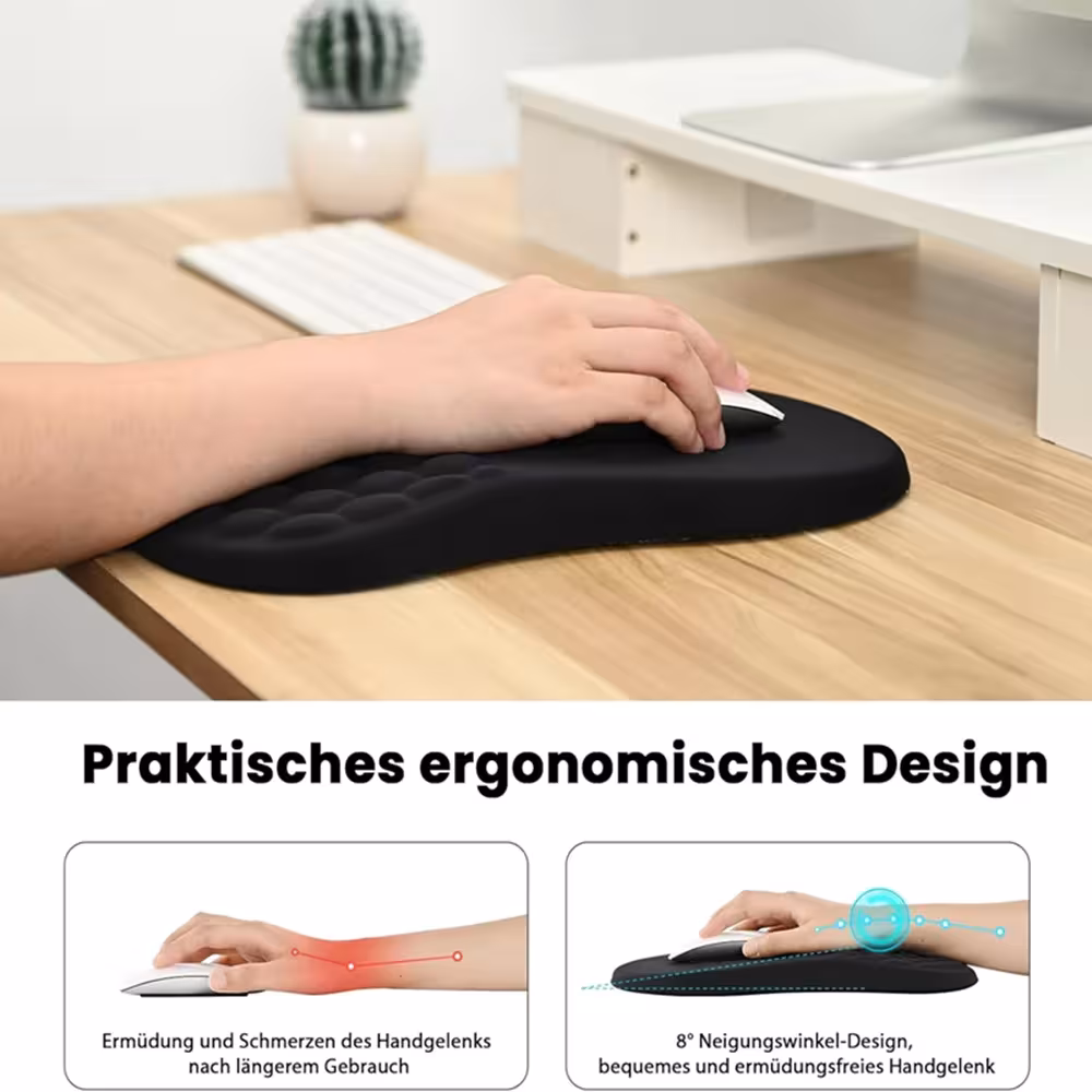 Ergonomic mouse pad