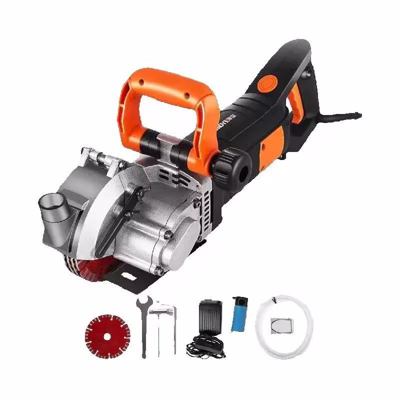 SucceBuy 4800W sieninis štrobiklis betonui ir plytoms, 5000 RPM elektrinis grioveliavimo įrankis, 133mm diskai