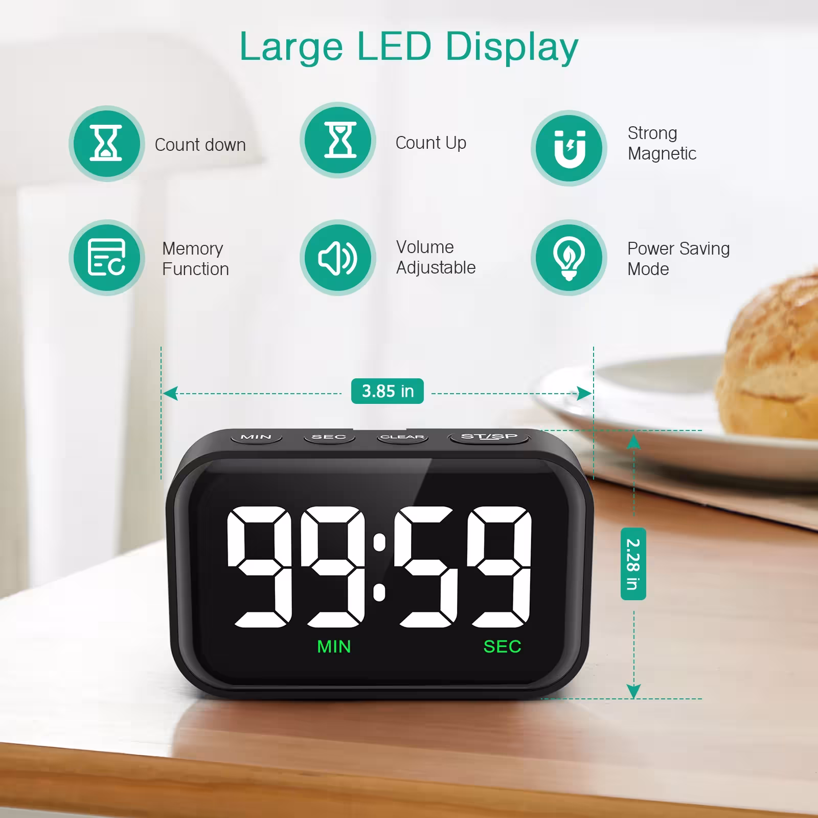 timer da cucina digitale