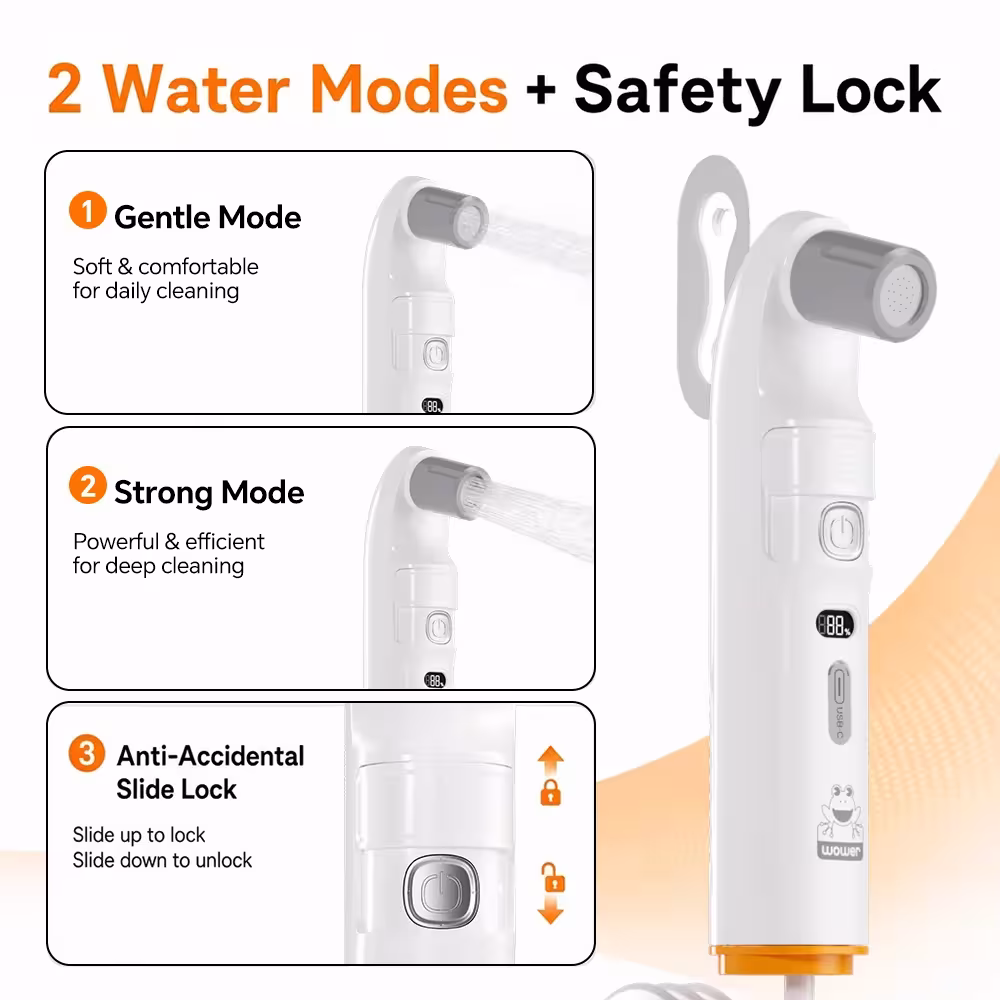 Electric portable bidet