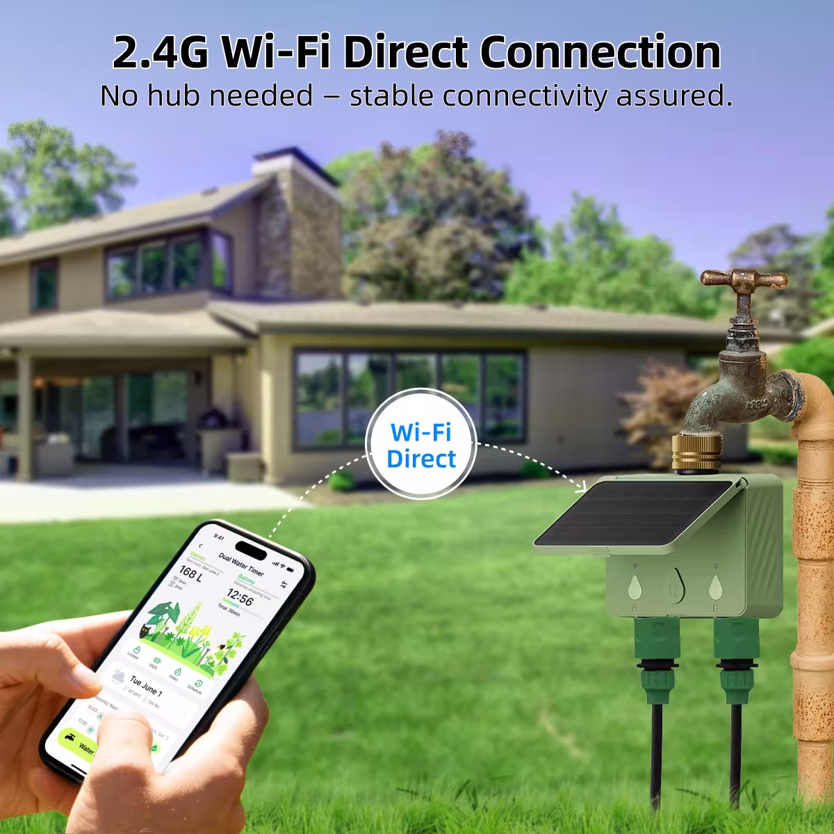 automatic garden watering controller