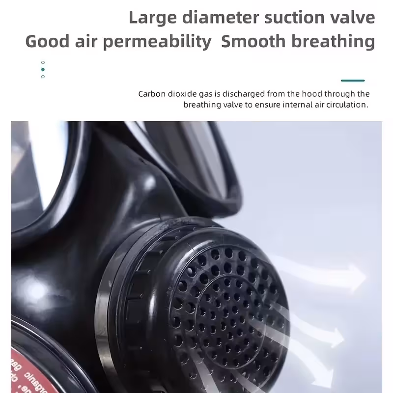 Gasmaske gegen Chemikalien