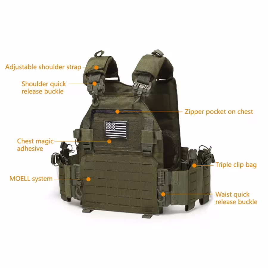 chaleco de caza MOLLE
