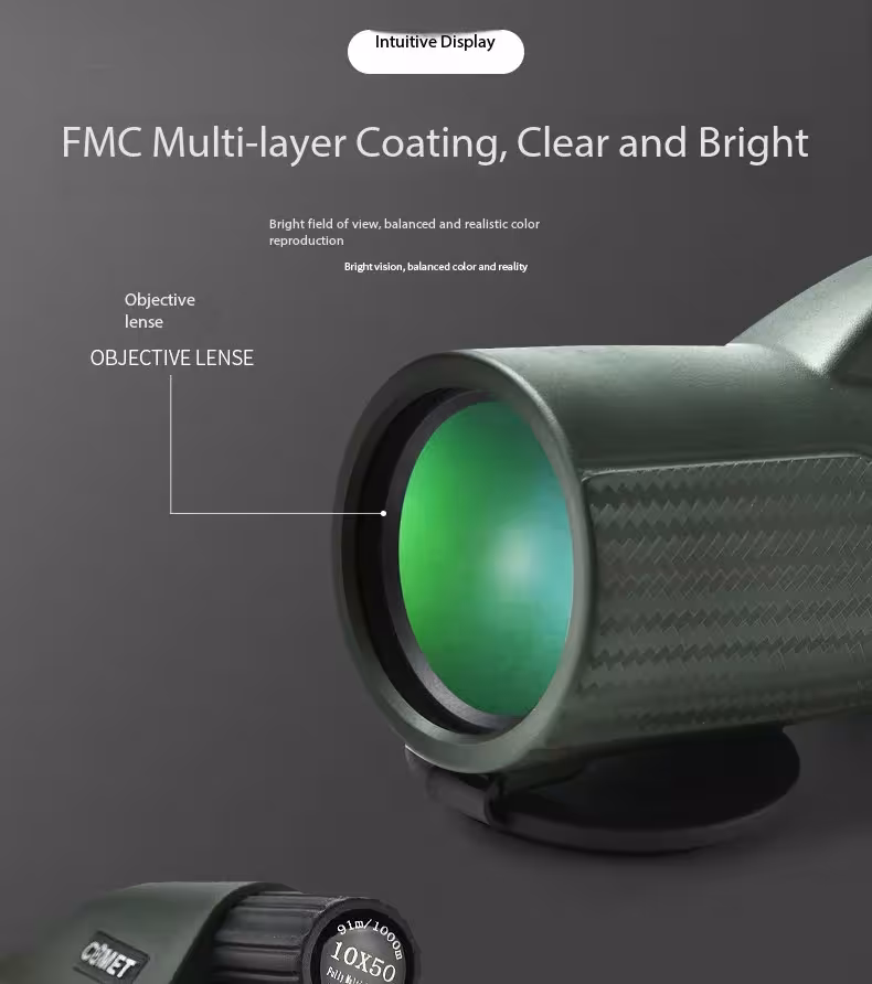 Monocular telescope 10x50