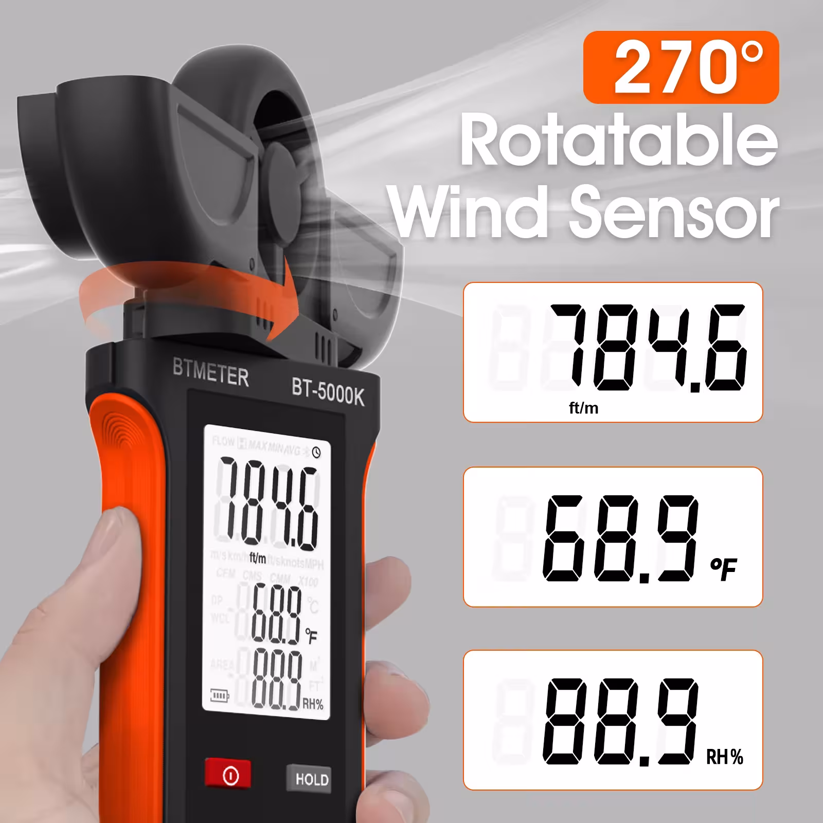 portable anemometer wind speed