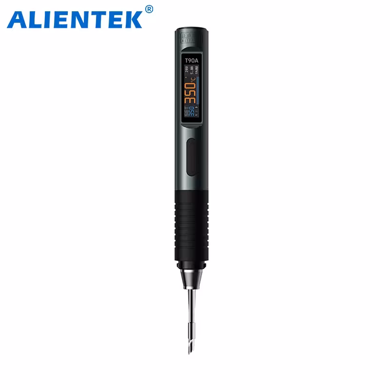 ALIENTEK T90 išmanusis lituoklis su PD 3.1 greituoju įkrovimu, 140W galia, skaitmeniniu ekranu, 80-450°C, PCB remonto įrankių rinkinys