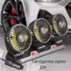 3 prises allume-cigare voiture 12V