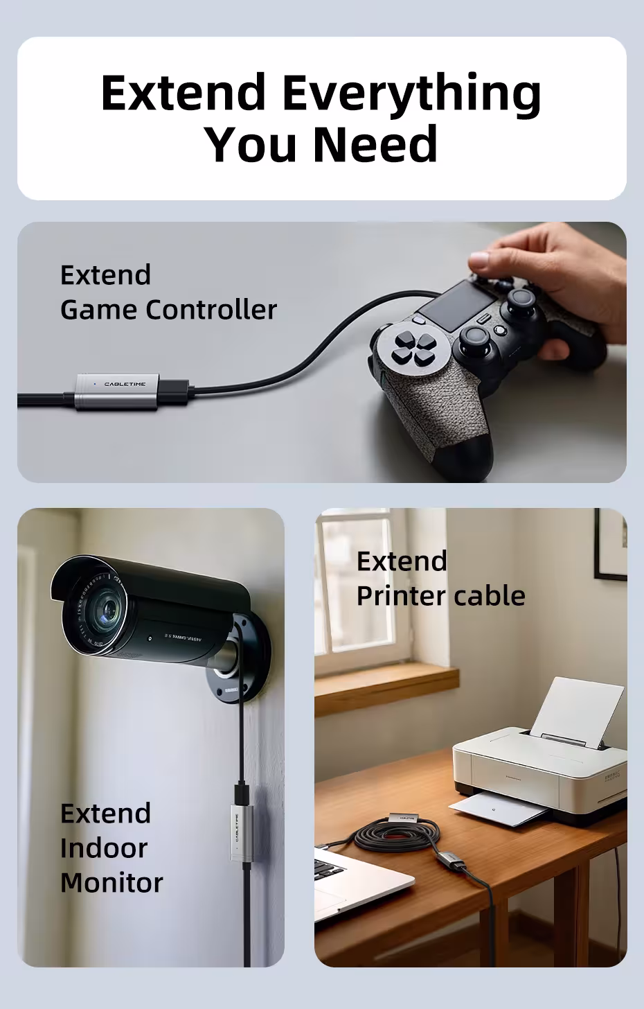 câble d'extension USB