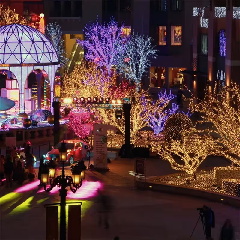 Outdoor LED string lights