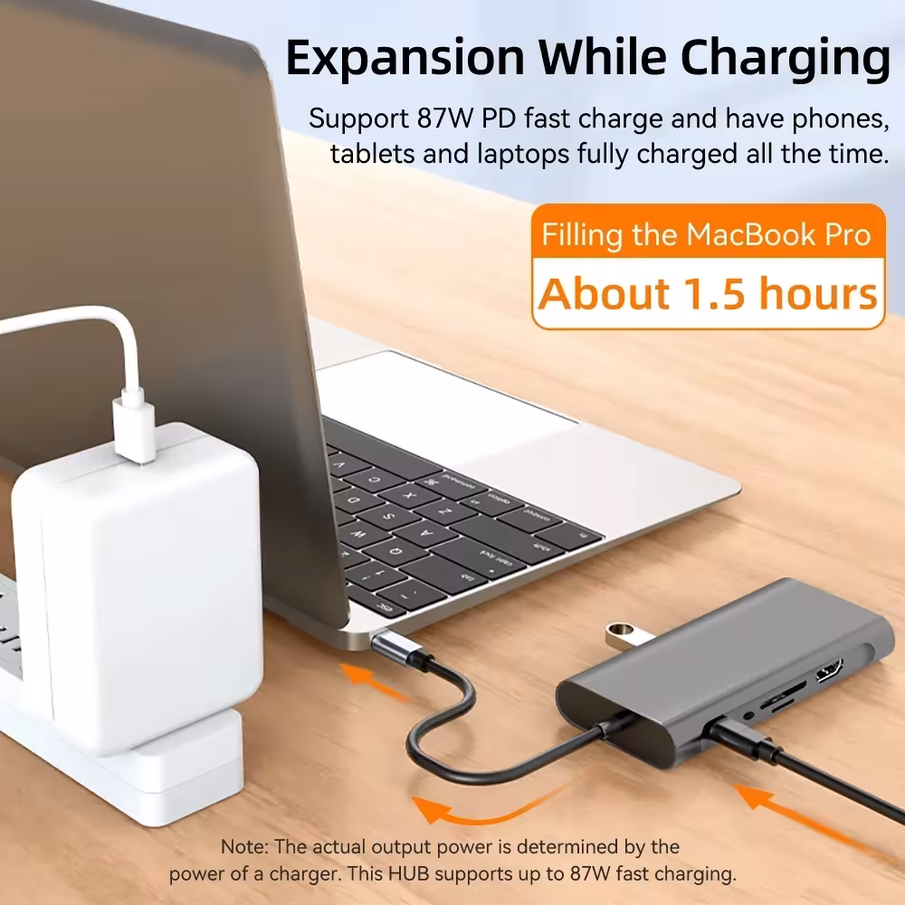 Adaptador USB C 11 en 1