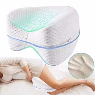 Cuscino di memoria a forma di cuore quando dorme in posizione laterale