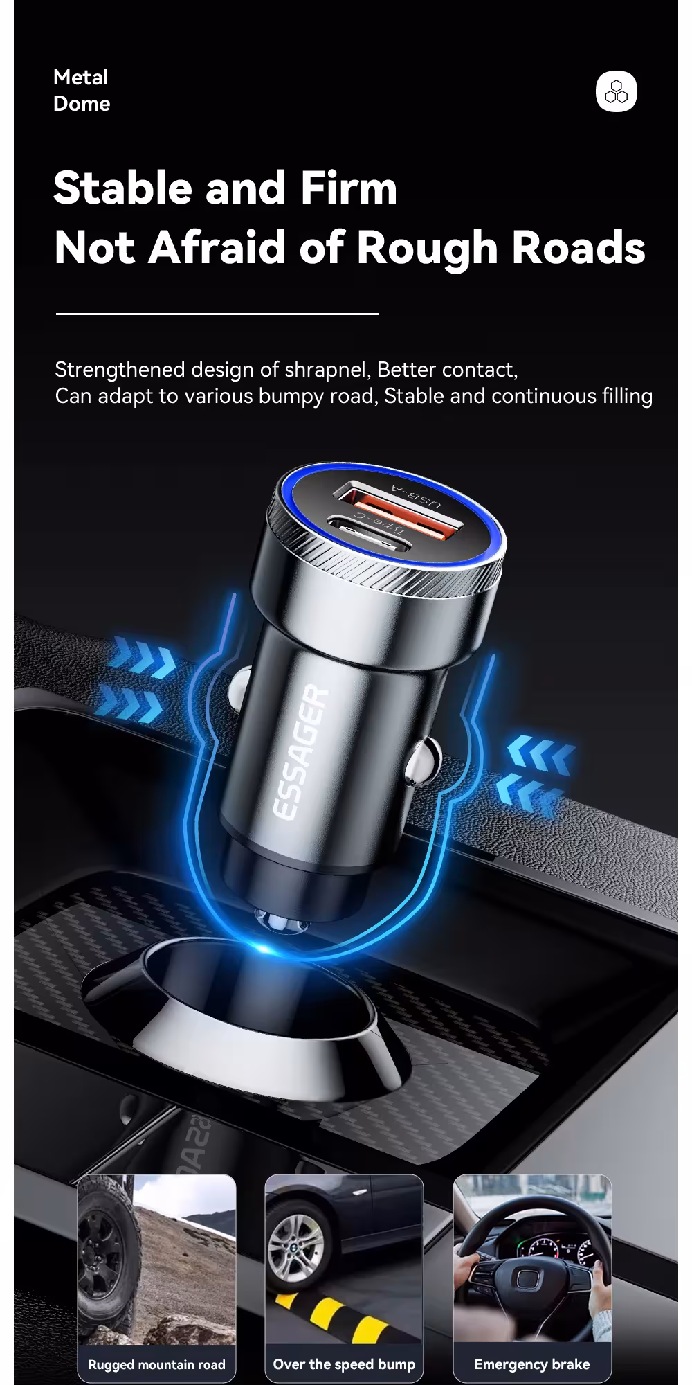 54W car charger