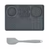 rallador gris