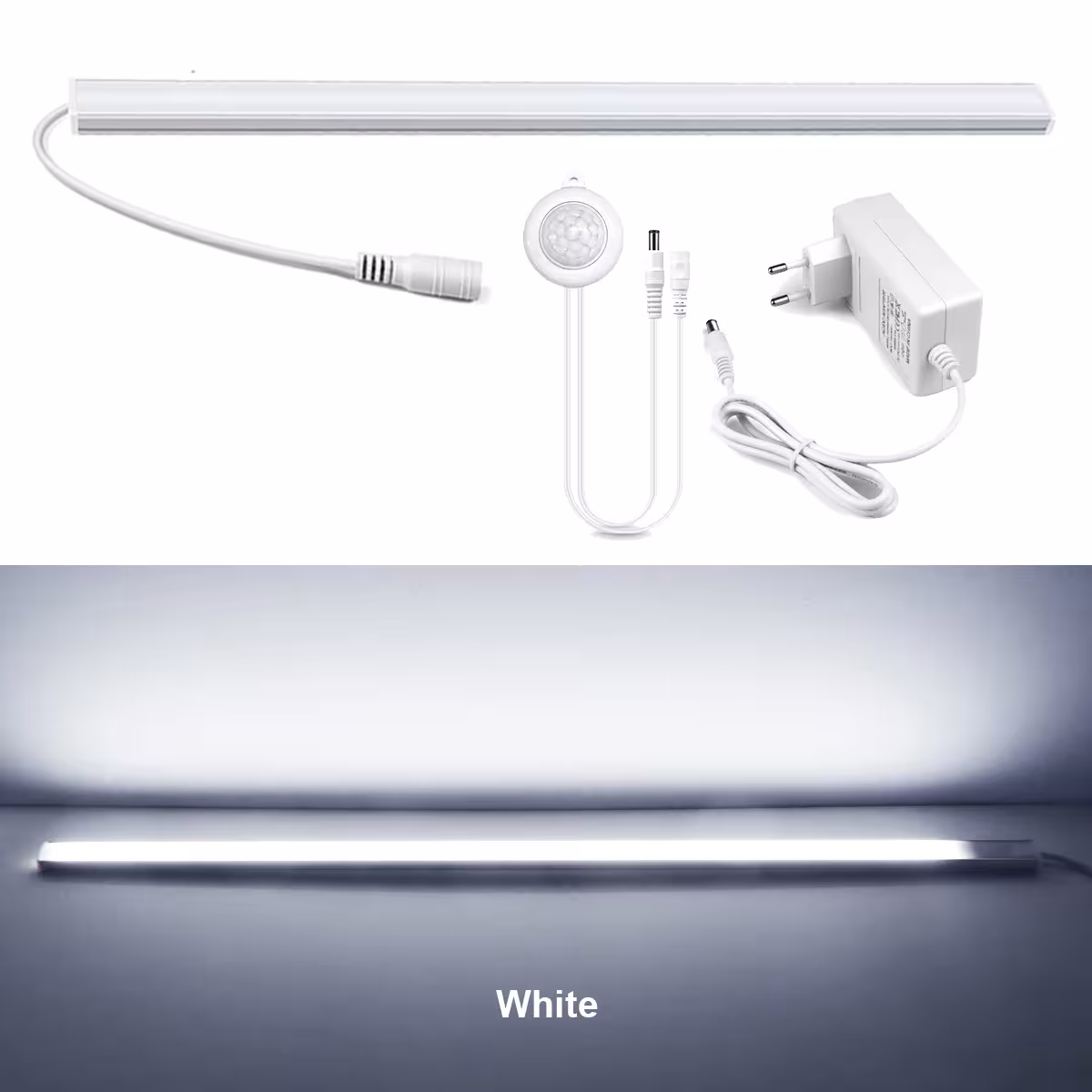 PIR judesio davikliu LED juosta