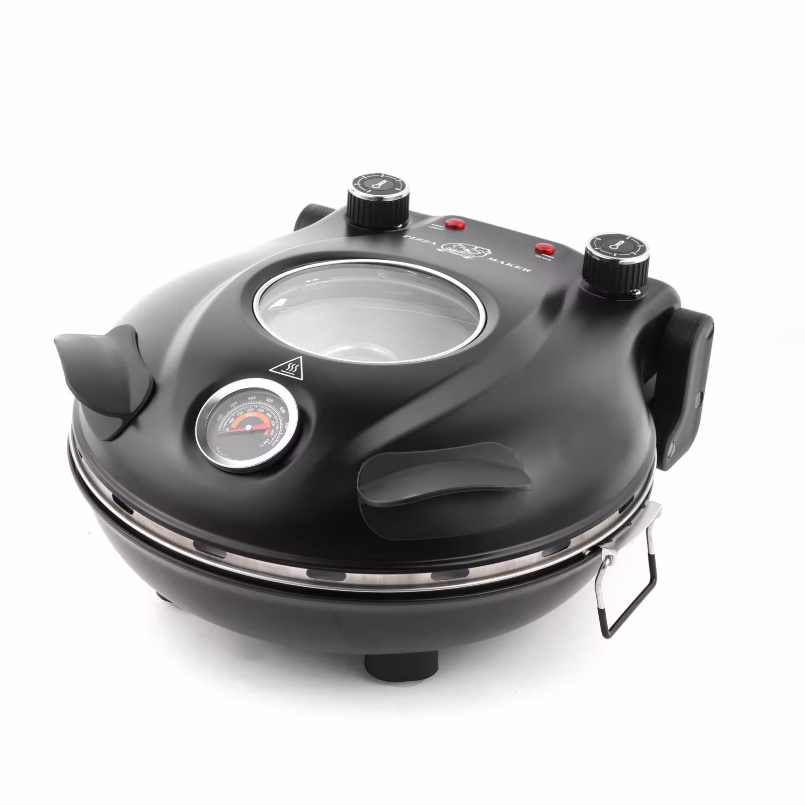 Klaif electric pizza oven with stone plate, 1200W, 420°C, 5 temperature levels, 32cm