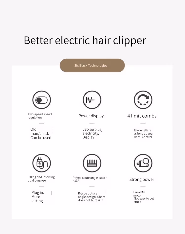 hair clipper T9