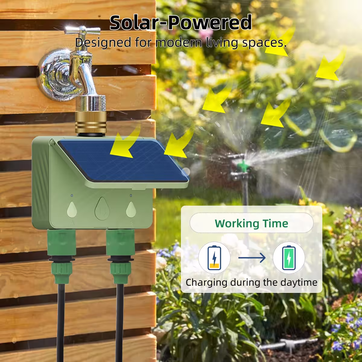 automatic garden watering controller