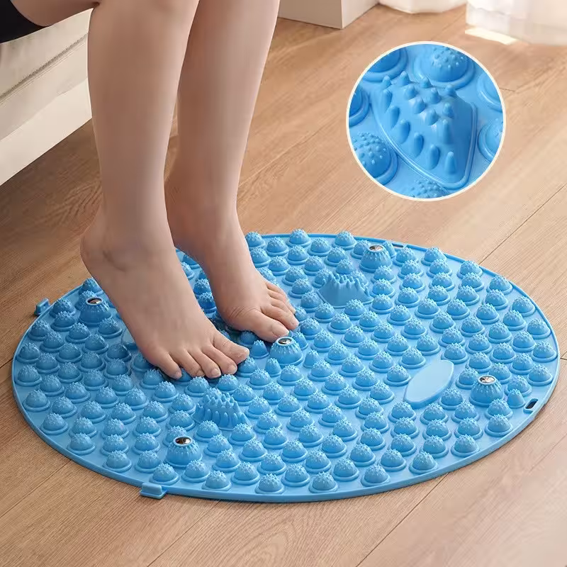 Round Foot Pressure Massager Heated Acupuncture Training Device