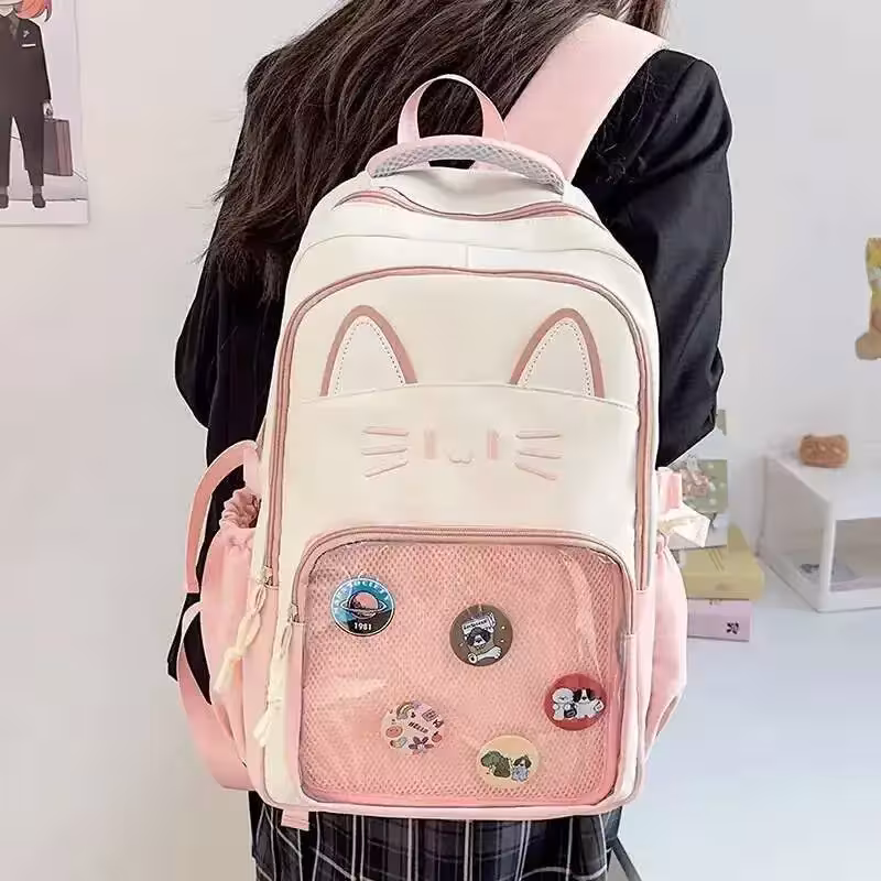 mochila transparente